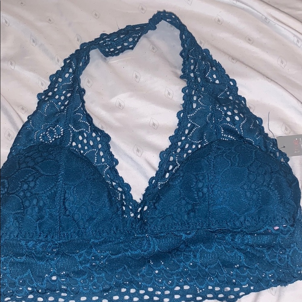 Blue bralette